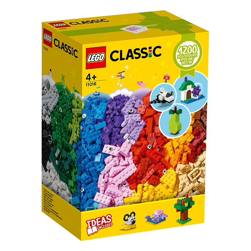 乐高(LEGO)积木 经典创意系列 11016 创意积木组 4岁+ 儿童玩具 小颗粒 男孩女孩成人生日礼物