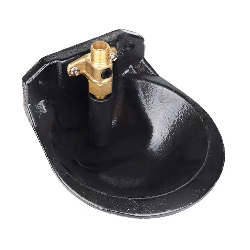 惠利得羊用饮水碗加厚铸铁铜阀门碗式自动饮水器喝水碗饮水槽羊喝水盆