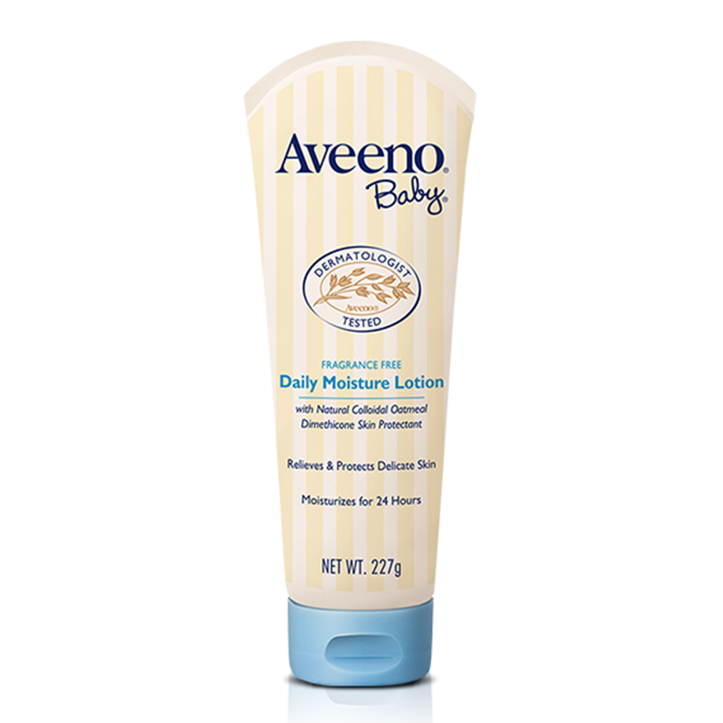 Aveeno 艾惟诺婴儿润肤乳儿童面霜身体乳宝宝乳液润肤露婴儿油天然燕麦每日倍护（无香型）227g