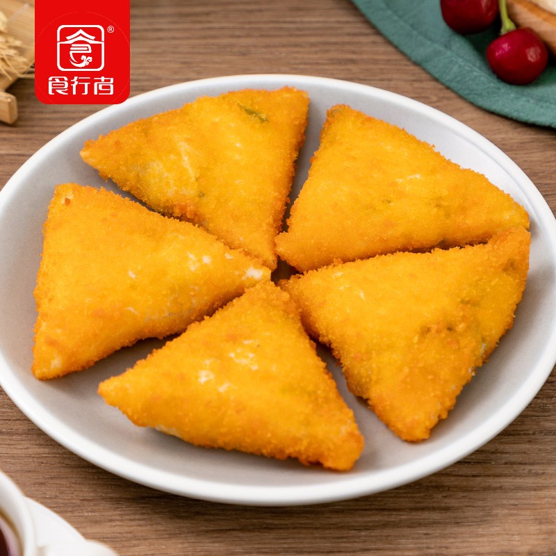 食行者 黄金带子酥油炸小吃港式点心家用半成品早餐餐饮商用半成品