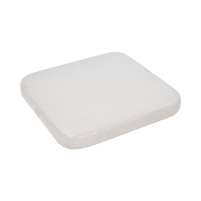 8H坐垫  小欢喜4D抗菌舒缓坐垫 学生办公室坐垫 休闲透气汽车坐垫 混灰色 40*40*5cm