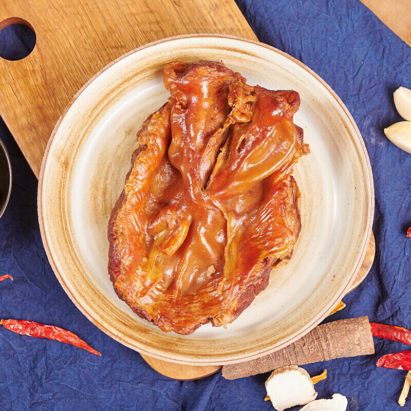 味巴哥(weibage)诸城烧烤卤肉熟食烤罗隔肉护心肉围心肉隔心肉筋即食