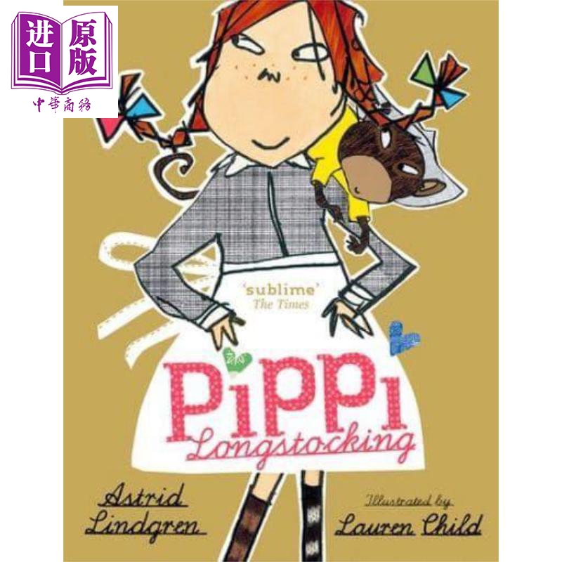 pippi longstocking 长袜子皮皮故事集 精装 英文原版 进口原版 趣味