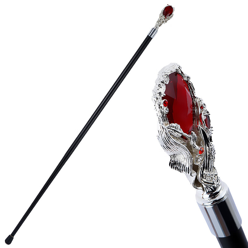 金属宝石手杖可调节文明棍拐杖霸气英伦动物手柄权杖创意文明手杖 nxj