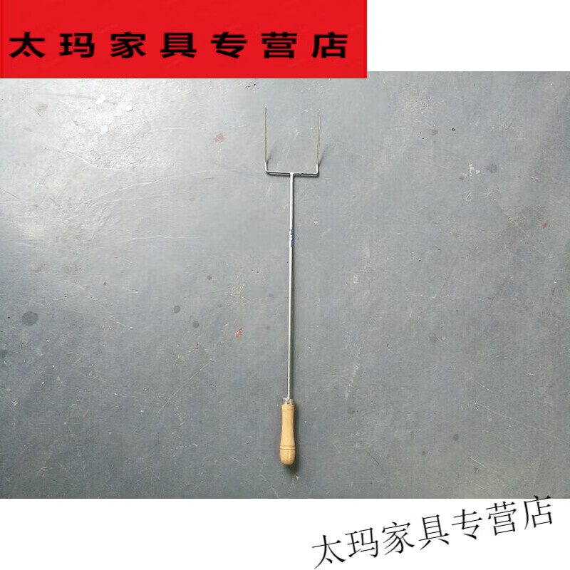 天顓 定制坩堝架送樣手高溫爐送樣鏟 陶瓷坩堝叉 馬弗爐送樣叉 坩堝架送樣叉