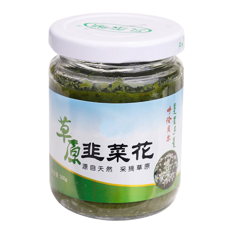 坤予内蒙古呼伦贝尔野韭菜花 韭菜花酱 火锅 手把肉蘸料 韭菜花200g*1
