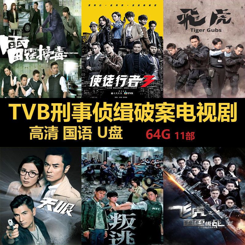 64g香港刑事侦辑破案电视剧11部