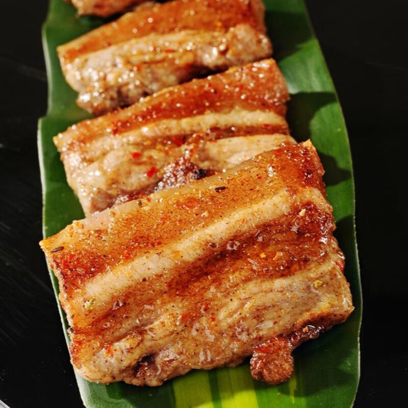 楮木香黑猪五花肉精品 国产排酸构树土猪肉 烤肉烧烤食材猪肉 生鲜  构树黑猪五花肉8斤