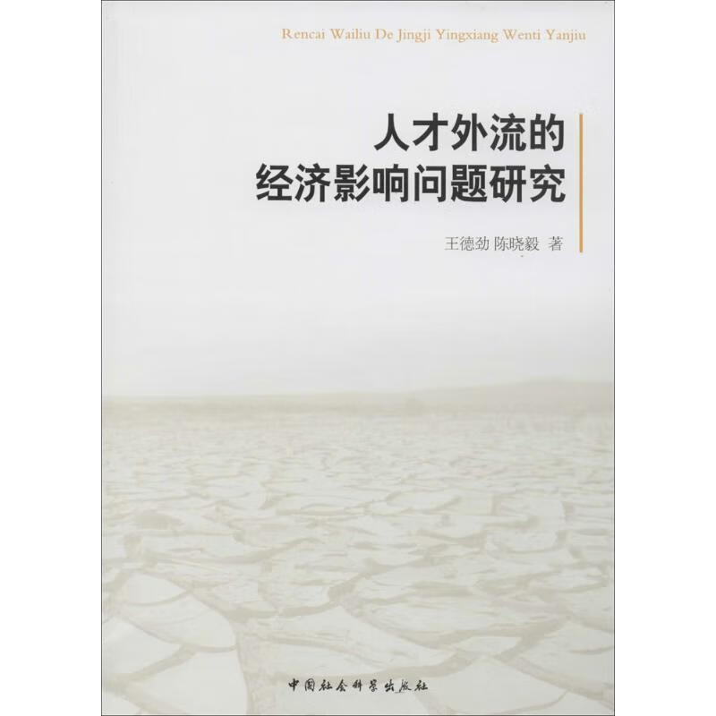 人才外流的经济影响问题研究 王德劲,陈晓毅 著 9787516136676【正版图书】