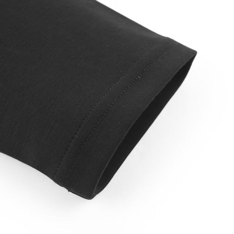 哈特马克斯超柔棉感面料弹力抗起球长袖POLO衫 曜岩黑 XL (180)