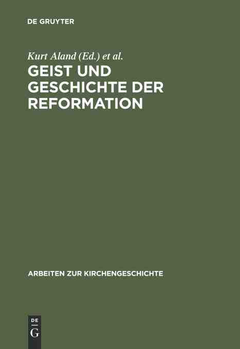 预售 按需印刷 geist und geschichte der reformation