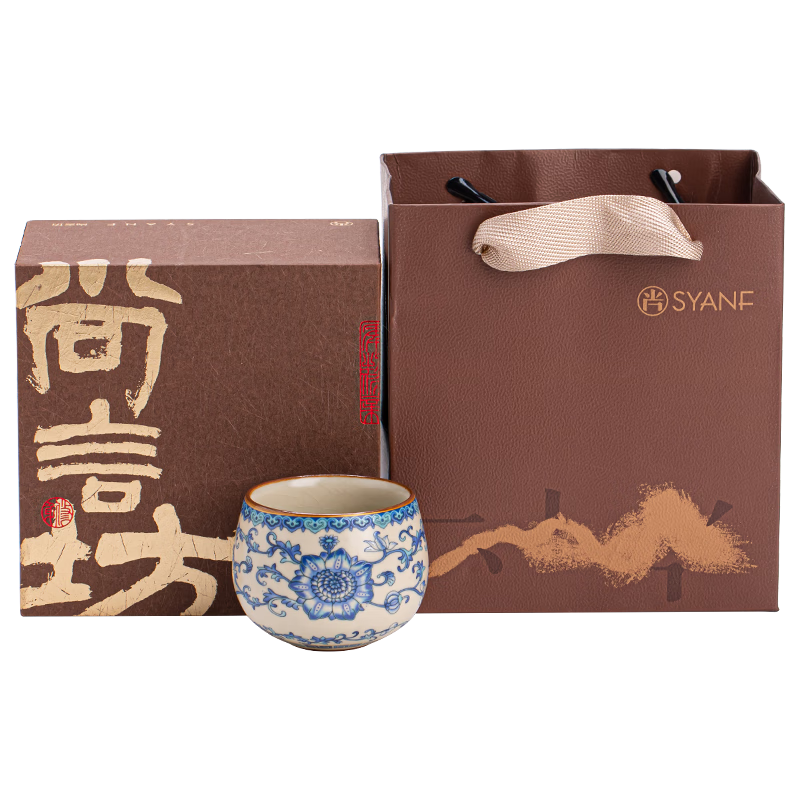 不拙單麗華老師汝窯茶杯主人杯單杯父親節(jié)禮物伴手禮青花瓷汝窯龍旦杯