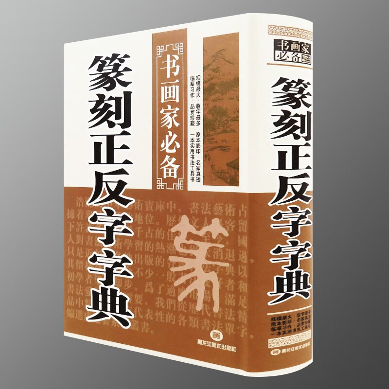 【包邮】艺术篆刻基础与技法书 篆刻正反字字典（精装）定价59.8
