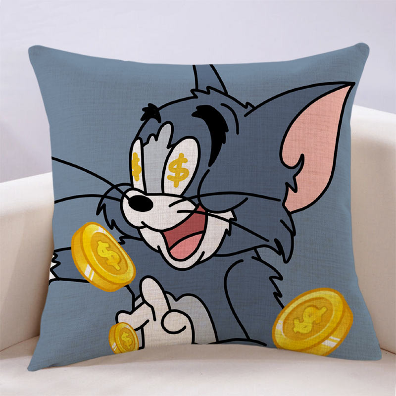 猫和老鼠抱枕 靠垫定制双面定制床上睡觉靠枕动漫卡通汤姆杰瑞枕头 14