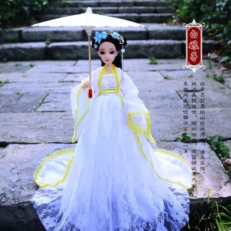 中国古装怡甜芭比娃娃衣服民族古代仙女公主精美古风女孩换装玩具定制