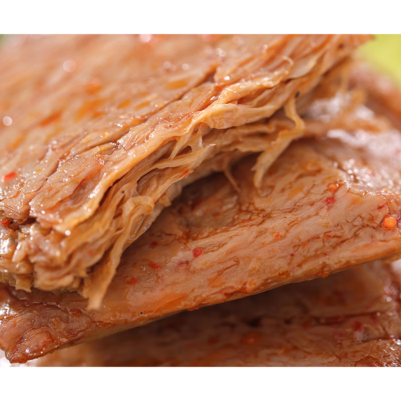 味巴哥井冈山素肉片蛋白素肉干手撕素肉人造肉豆制品即食手撕素牛排