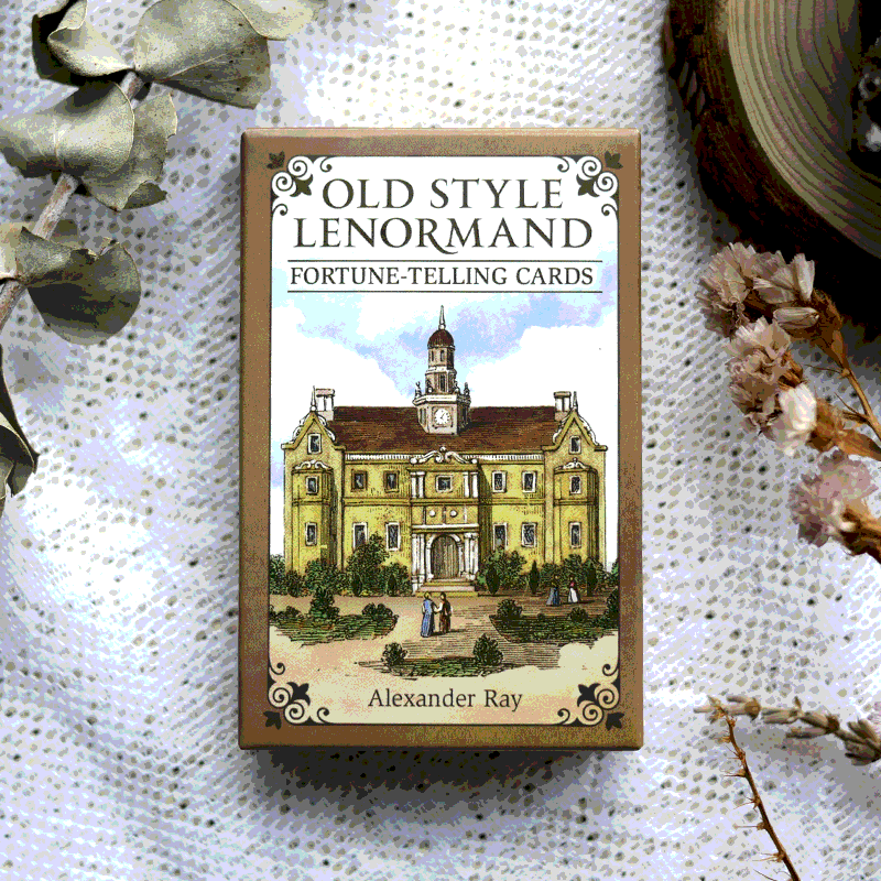 进口老式利诺曼卡牌old style lenormand 旧体雷诺曼卡 38张卡 英文