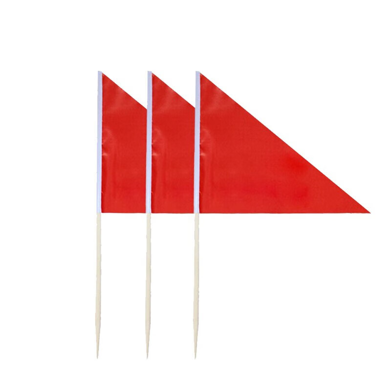 先锋壹号 地标小红旗 演习训练沙盘模型标识 地段三角旗