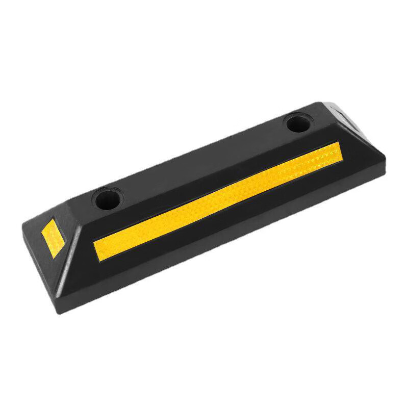 筑筠 橡塑定位器 停车位挡车器 限位器 橡塑一对 螺丝