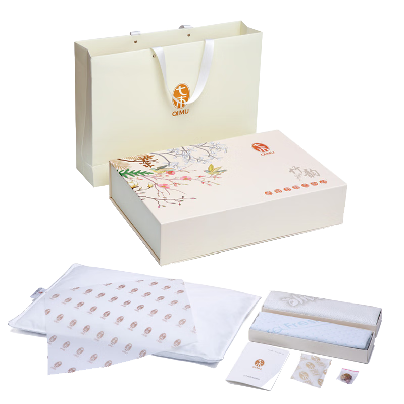 七木健康枕 舒睡枕七种原木颈椎枕可调高低护颈枕竹韵硬枕头 竹韵新品