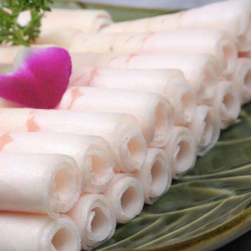 味巴哥内蒙古羊肉新鲜食材清真羊尾油卷炖涮羊肉羊油 500g