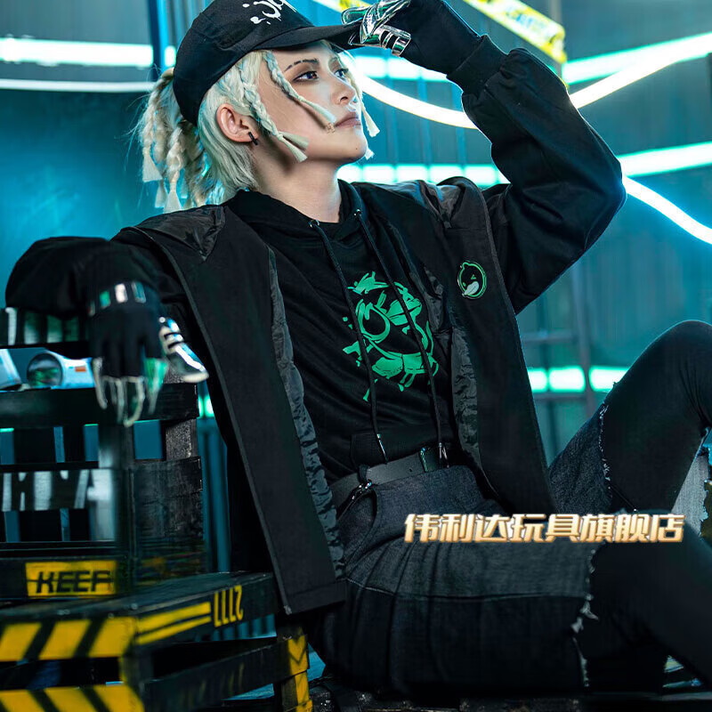 佣兵动漫周边奈布bduck潮联动运动卫衣潮服cosplay 奈布潮服(不含假发