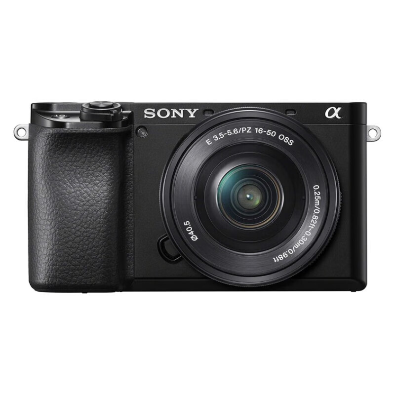 索尼(sony)alpha a6100 微单相机数码相机 24.2mp 11fps 4k/30p 黑色