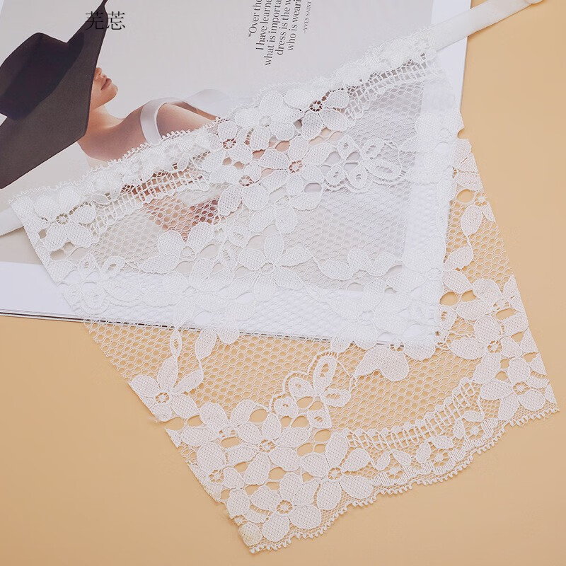 娇媚领口防走光神器一片式假领子抹胸裹胸性感蕾丝花边领口固定遮胸布