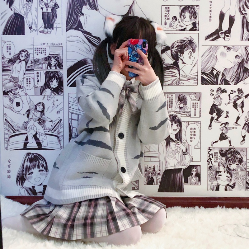 漫画墙纸卧室宿舍换装馆网红拍照日本黑白动漫海报壁纸 【拼接】壁画