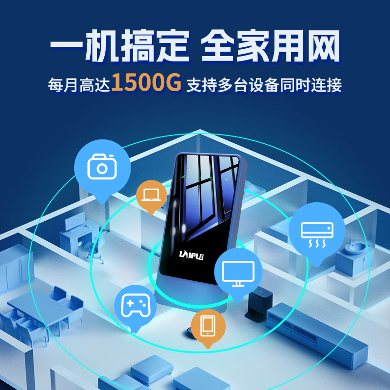 莱浦2025充电宝随身wifi无线网络4g随身wifi免插卡移动无线wifi随身无线移动路由器便携式随身wifi (至尊升级)1万毫安充电宝随身wifi6