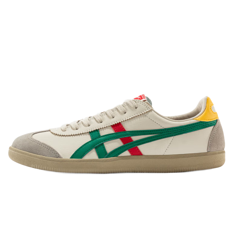 Onitsuka Tiger鬼塚虎复古德训鞋男女板鞋运动舒适休闲鞋TOKUTEN 1183C095 米色/绿色 38