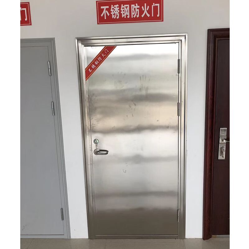 德骊嘉不锈钢玻璃防火门定制304不锈钢消防门甲级乙级证书齐全 201