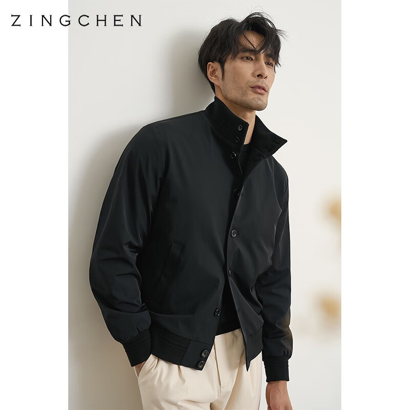 zingchen【防风拒水科技面料】zingchen飞行员夹克外套男 意式a1立领