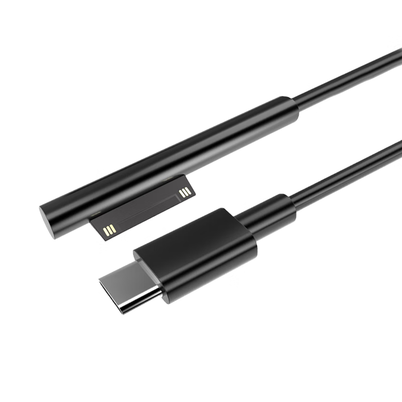 埠帝适用微软surface充电线PD100W快充type-c转pro7/8数据线go2/3充电器surfacepro6/5/4电脑笔记本Lap 1.8米 新升级Surface转Type-c公1