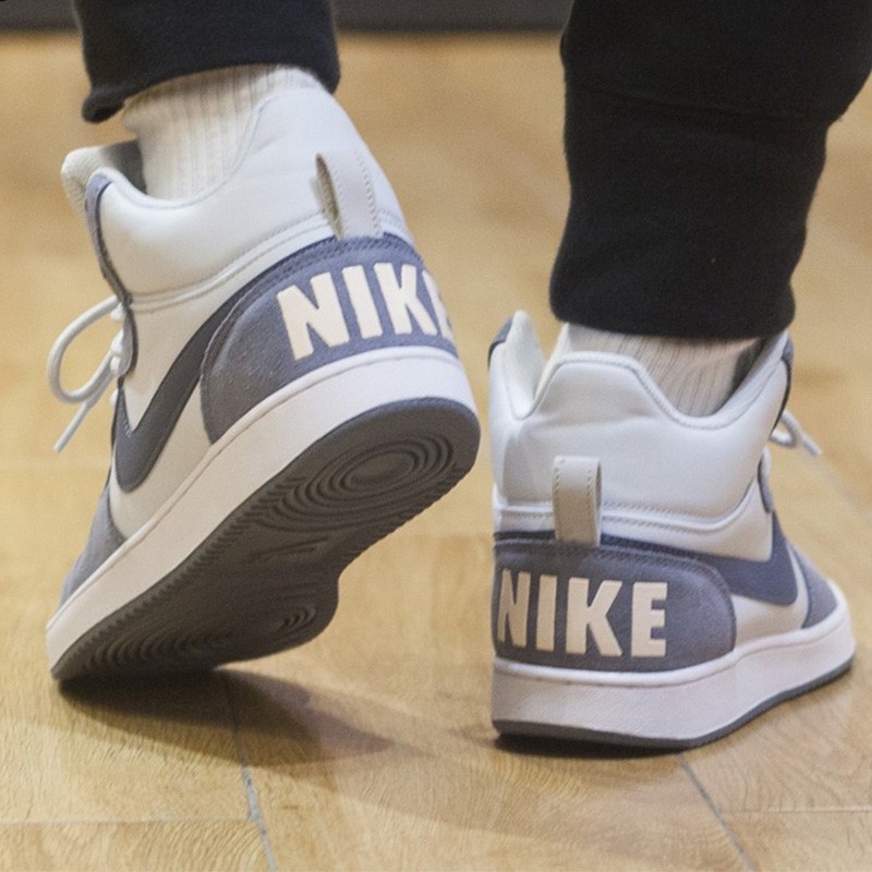 葵螂鳕【品质甄选】court borough mid灰蓝粉小乔治城女休闲板鞋