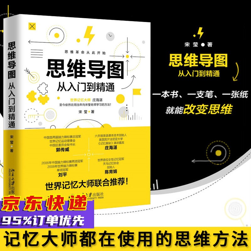 思维导图从入门到精通 宋莹 东尼博赞系列 记忆训练书籍新手入门脑力开发潜能思维导图逻辑学书籍思维导图