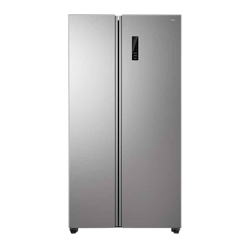 TCL R455V3-S 风冷对开门冰箱 455L 冰霜银