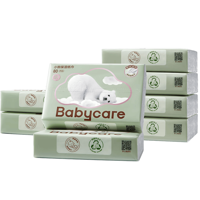 babycare Ӥ������� 80�� 8�� ��˪ֽ ��ֽ ��ౣʪ 21.51Ԫ