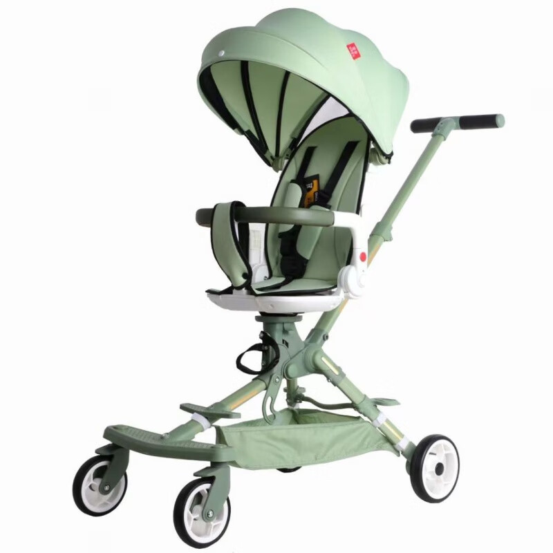 babypure shine遛娃神器高景观婴儿车溜娃神器双向旋转可坐可躺婴儿手