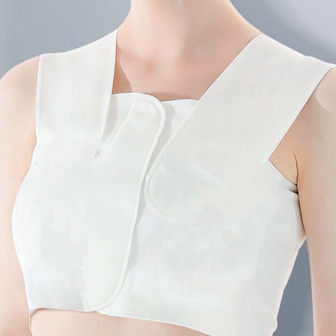 乳腺术后压力绷带微创全切加压专用弹力胸衣背心胸带医用男女 m
