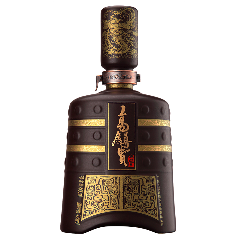 长乐牌(changlepai)长乐烧高度尊贵72度 500ml 米香型白酒 单支