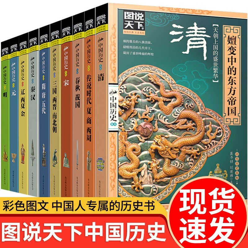 无货不加印 历史书籍图说天下·话说中国历