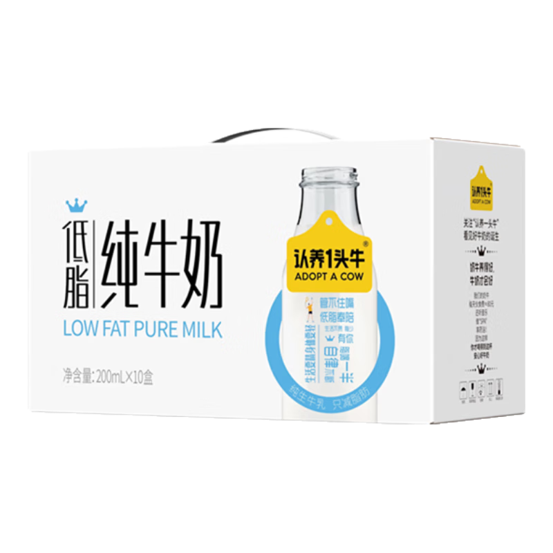 ����һͷţ ��֬��ţ�� 200ml*10��*3�� Ӫ����� 26.63Ԫ/�䣨��79.9Ԫ��