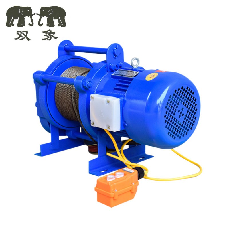 机380v家用小吊机微型吊机一吨1吨220v升降机钢丝绳起重机装修卷扬机