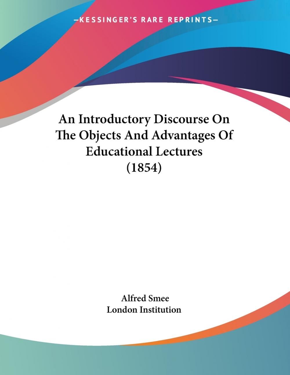 预售 按需印刷 an introductory discourse on the objects and