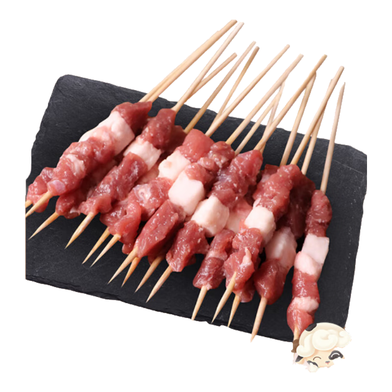 沁牧青格尔【草地羊】锡盟乌珠穆沁羊羊肉串200g*5（约100串） 源头直发