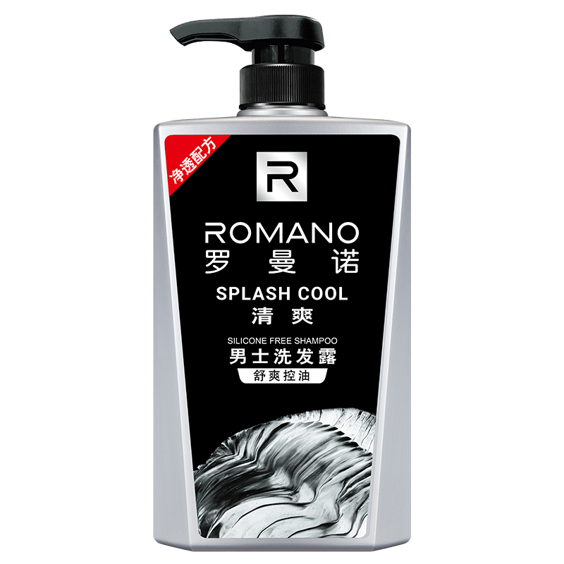 罗曼诺（ROMANO）男士男生专用洗发水香水洗发露600ml 清爽香型600ml