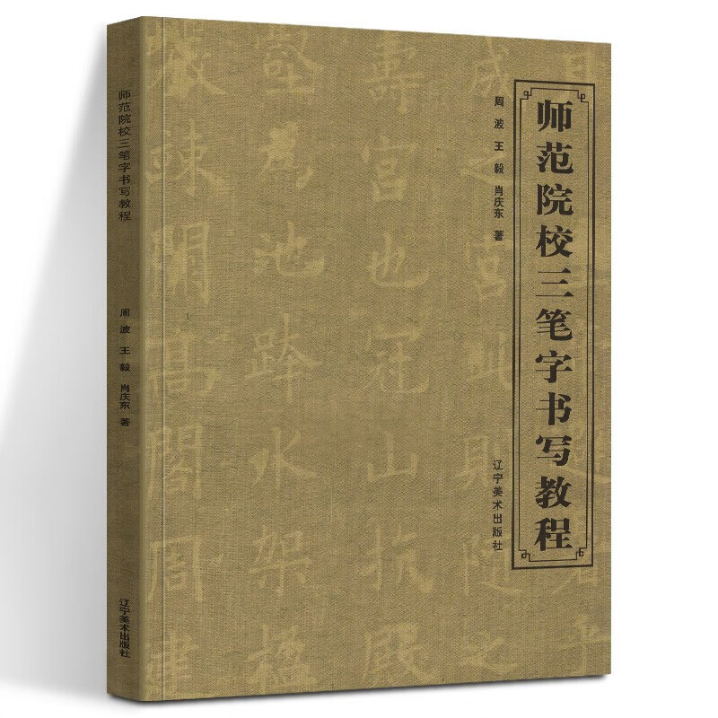 【正版现货，当天发货】师范院校三笔字书写教程 周波,王毅,肖庆东 辽宁美术出版社
