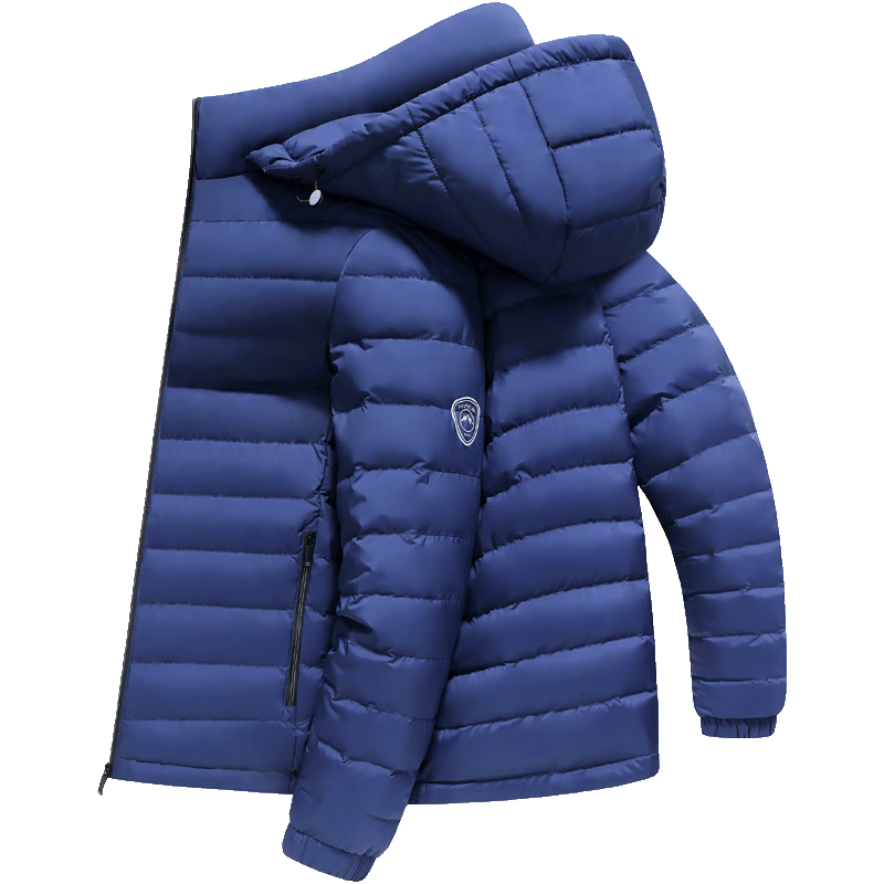 雪中飞90绒轻薄羽绒服男士可拆卸帽秋冬时尚休闲短款男装保暖外套185