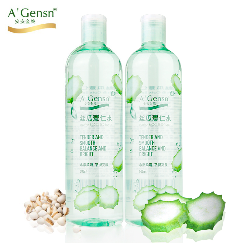 安安金纯爽肤水 丝瓜薏仁水500ml* 500ml 2